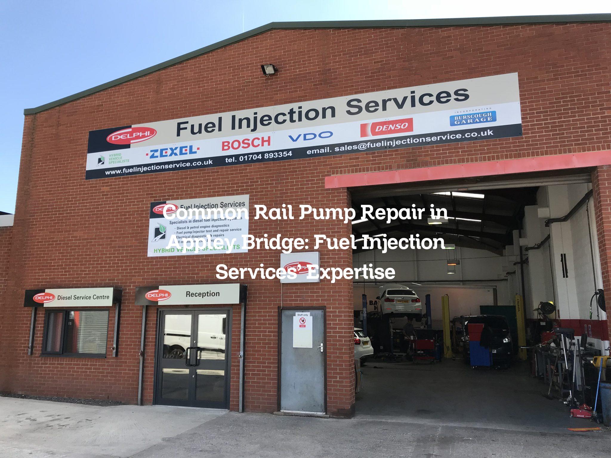 Common Rail Pump Repair in Appley Bridge Fuel Injection Services